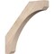 Ekena Millwork 3 1/2"W x 26"D x 26"H Legacy Smooth Knee Brace, Douglas Fir BRC04X26X26LEC00SDF - alternate 1